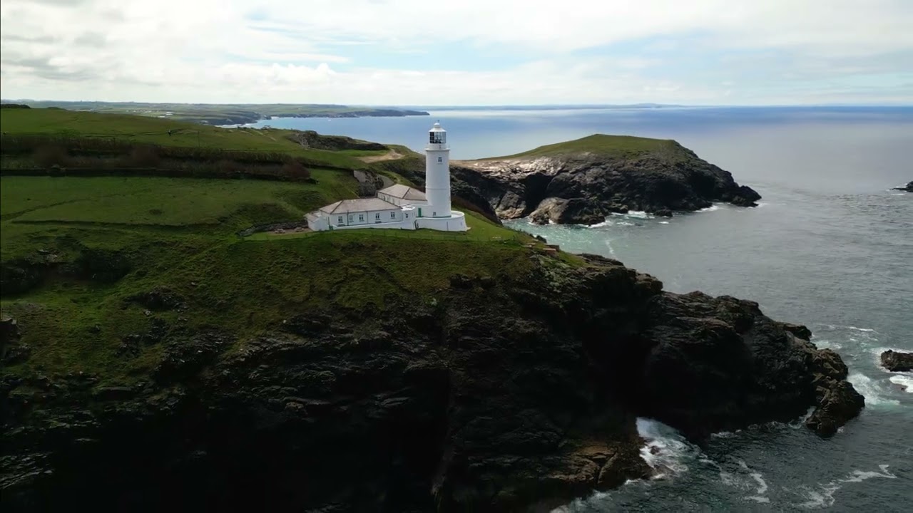 Trevose Head Lighthouse | Cornwall, UK | Drone