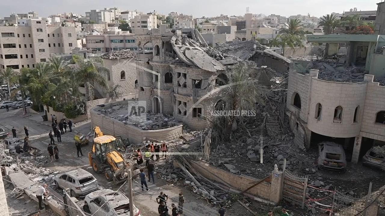 Building in Tamra, Israel destroyed following Iran attack, one person reported dead
