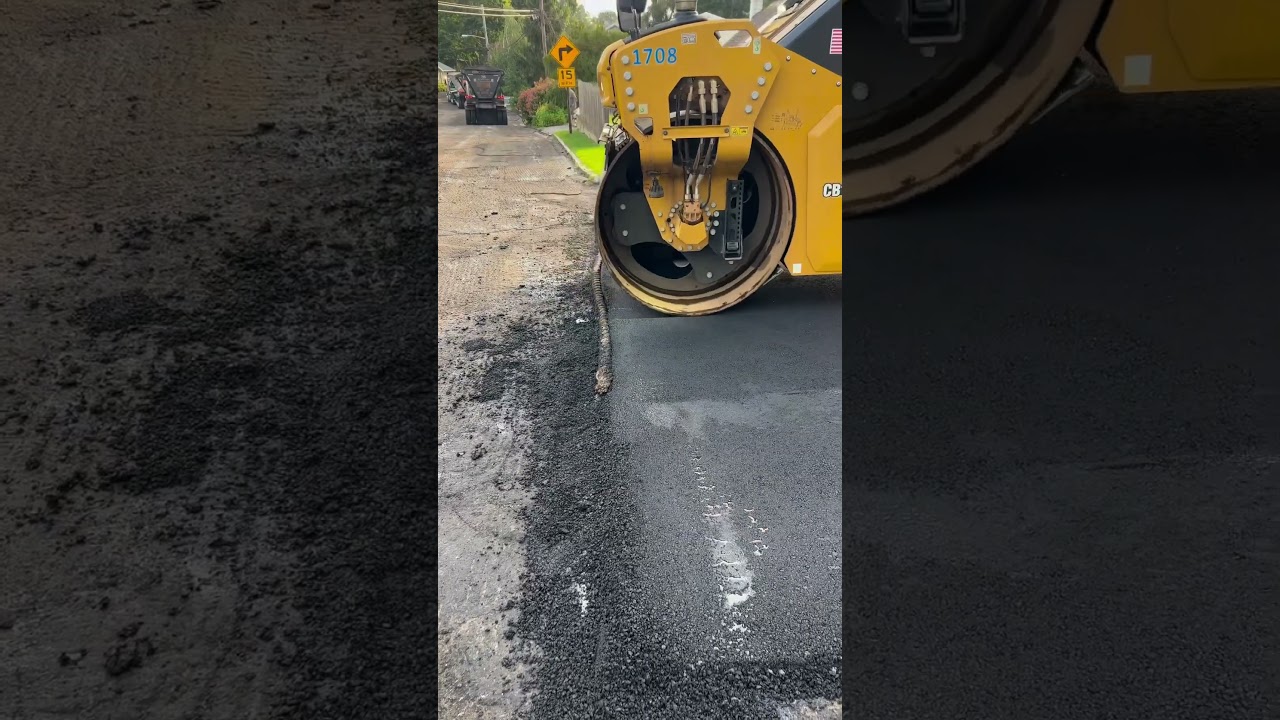 What do y'all do at your joints? 🎥: @theblacktopmafia #construction #asphalt