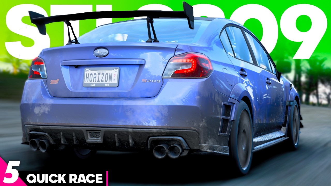 Subaru STI S209 (Quick Rally Race) | Forza Horizon 5 Gameplay
