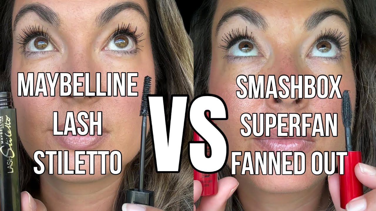 Сравнение туши для ресниц Maybelline Lash Stiletto и Smashbox Superfan | Сравнение длины и объема...