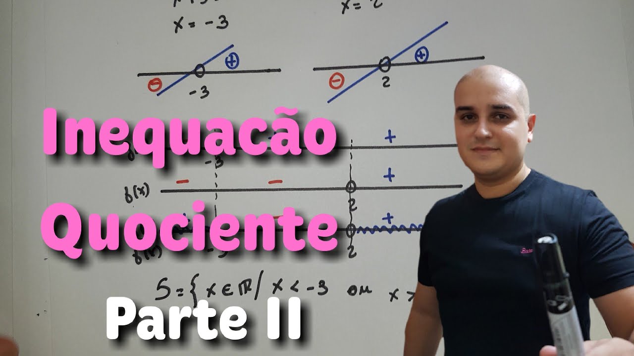Inequação 09: Inequação Quociente - Parte II