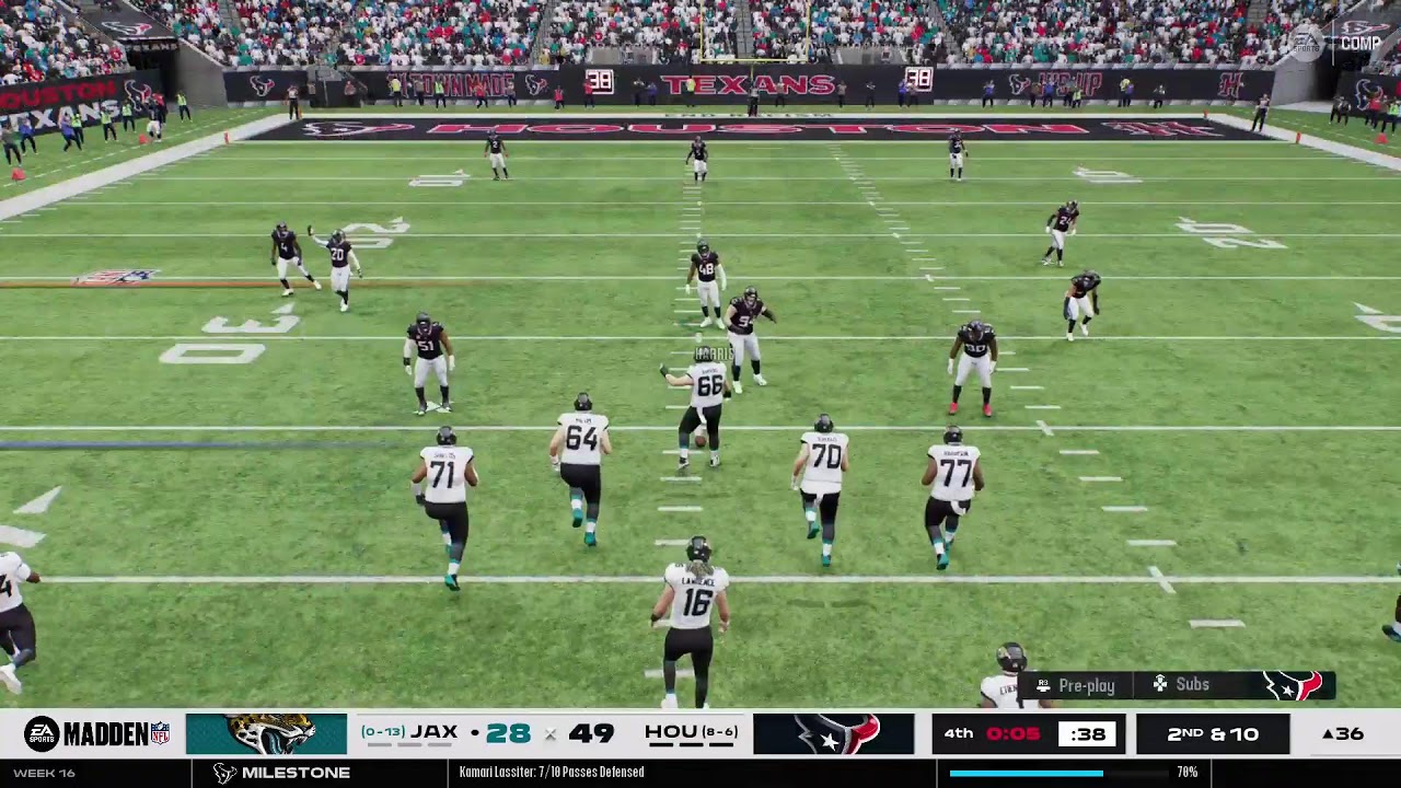 Madden 26 Texans vs Jags