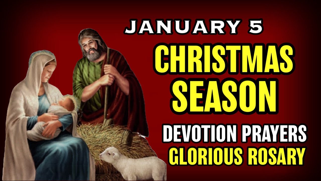 ROSARY WEDNESDAY, January 5, 2022, ❤️ Glorious Mysteries  ❤️ Wednesdays only during Christmas