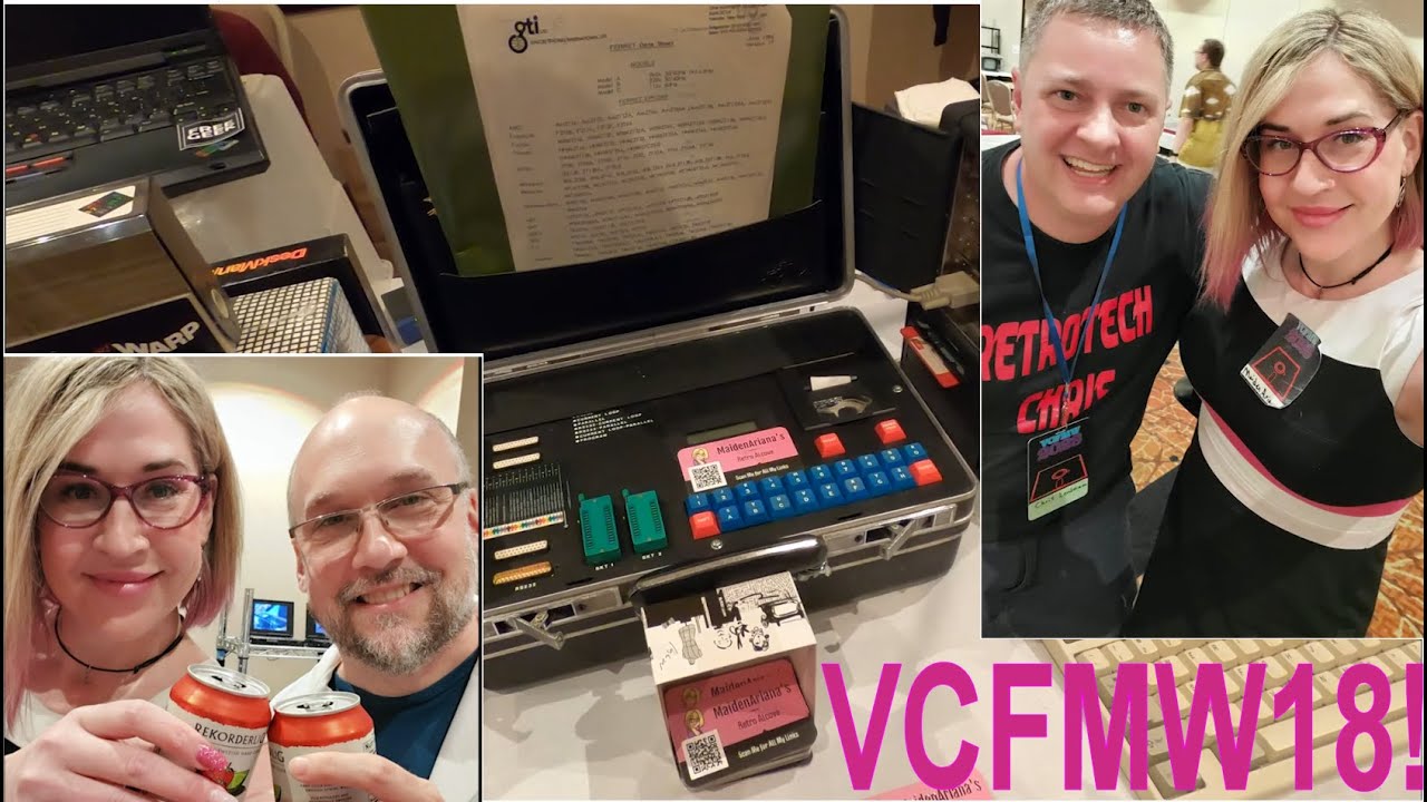 VCFMW18 2023 Show Walk Through - Swag and Auction Item Reveal - Vintage Computer Festival Midwest 18
