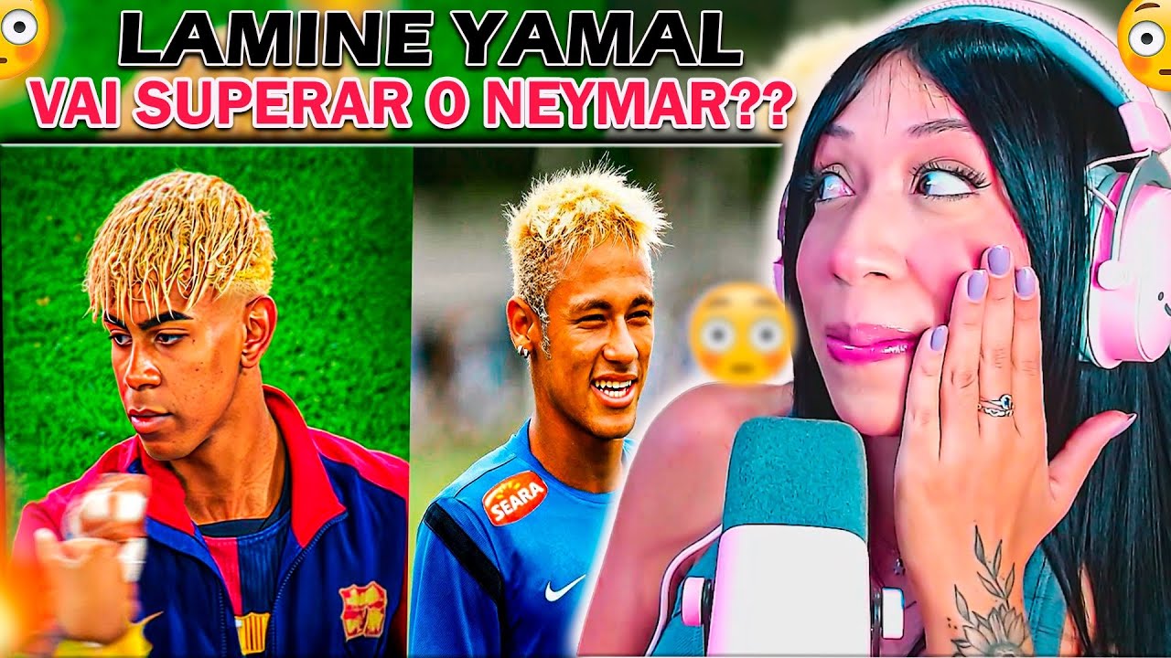 10 VEZES QUE LAMINE YAMAL COPIOU O NEYMAR 😰 GUSTAVO MARQUES  | REACT