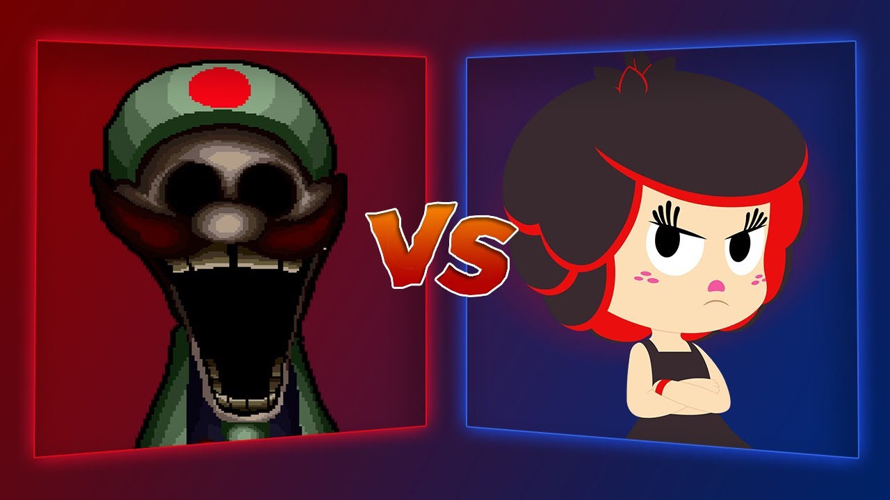 MUGEN Battle - Luigi.EXE vs Hanazuki