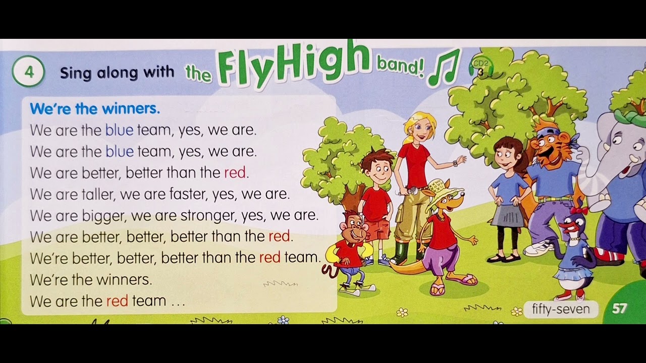 @Fly High 3 Lesson 17 Pupil's Book p. 57 Ex. 4 Song 