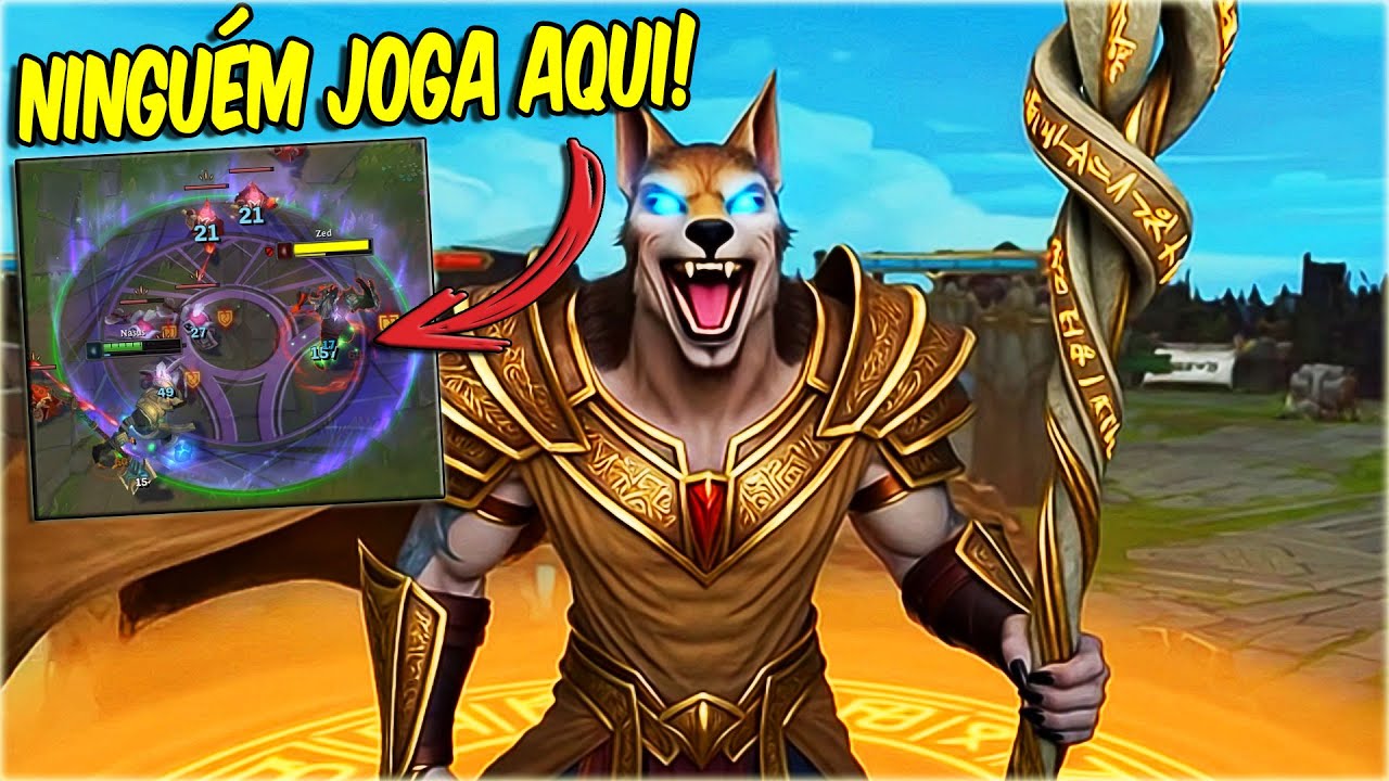 O mid simplesmente parou de jogar