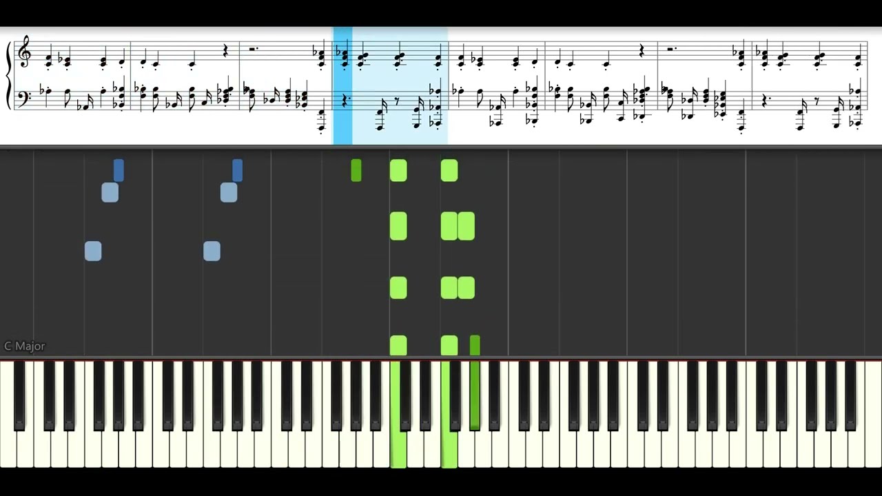 Megamind - Falling to His Death | Piano Tutorial Synthesia