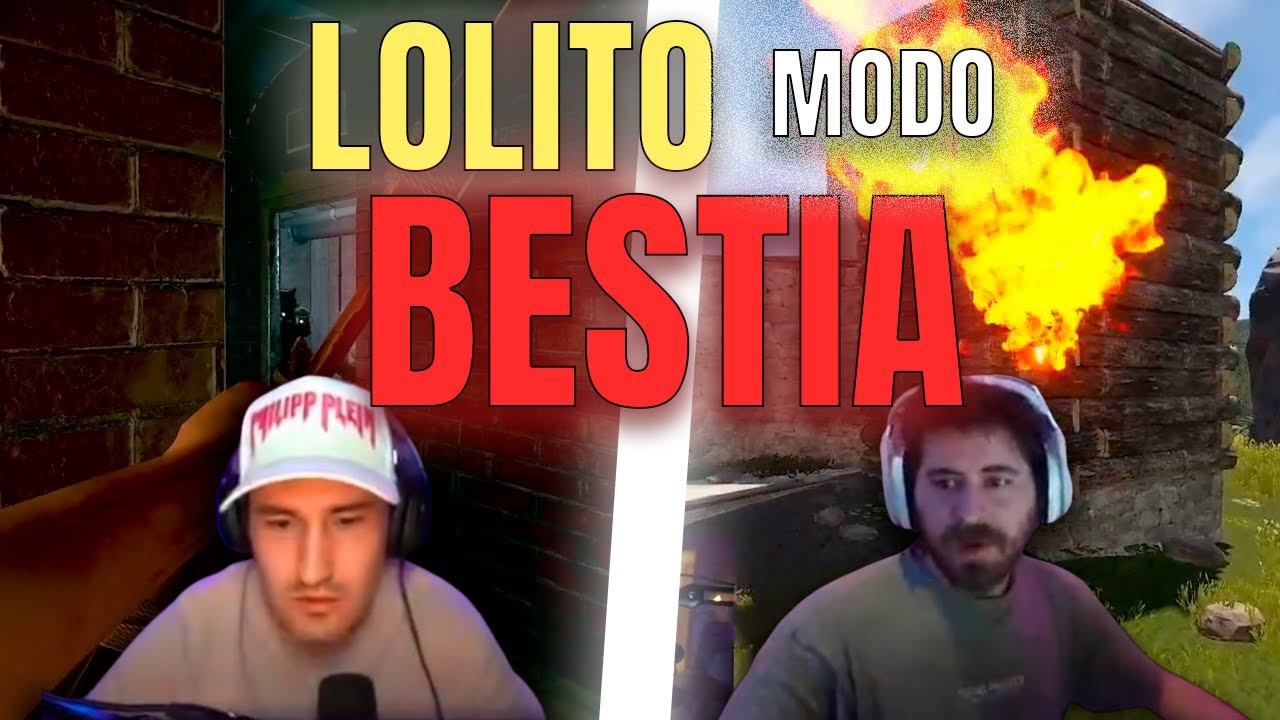 LOLITO activa el MODO BESTIA | Clips RUST #43 | MEJORES MOMENTOS RUST