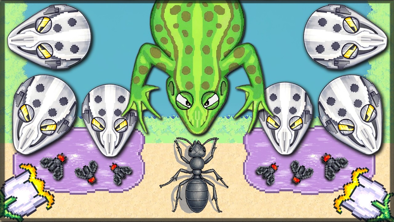 КАК УБИТЬ ЛЯГУШКУ 🐸 ПРОСТОЙ СПОСОБ — Pocket Ants: Симулятор Колонии