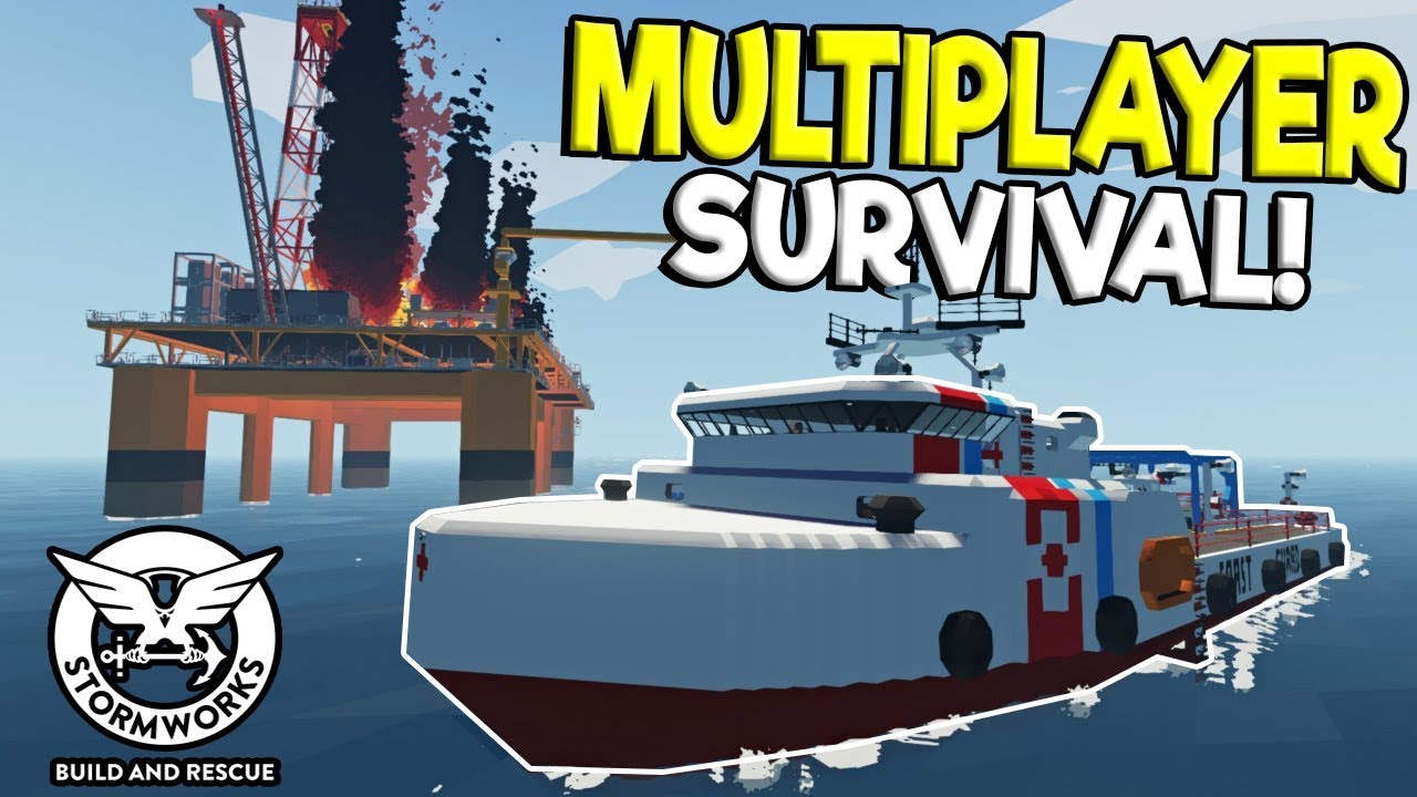 MULTIPLAYER SINKING SHIP SURVIVAL & RESCUE! - Stormworks: Build and Rescue Update Gameplay