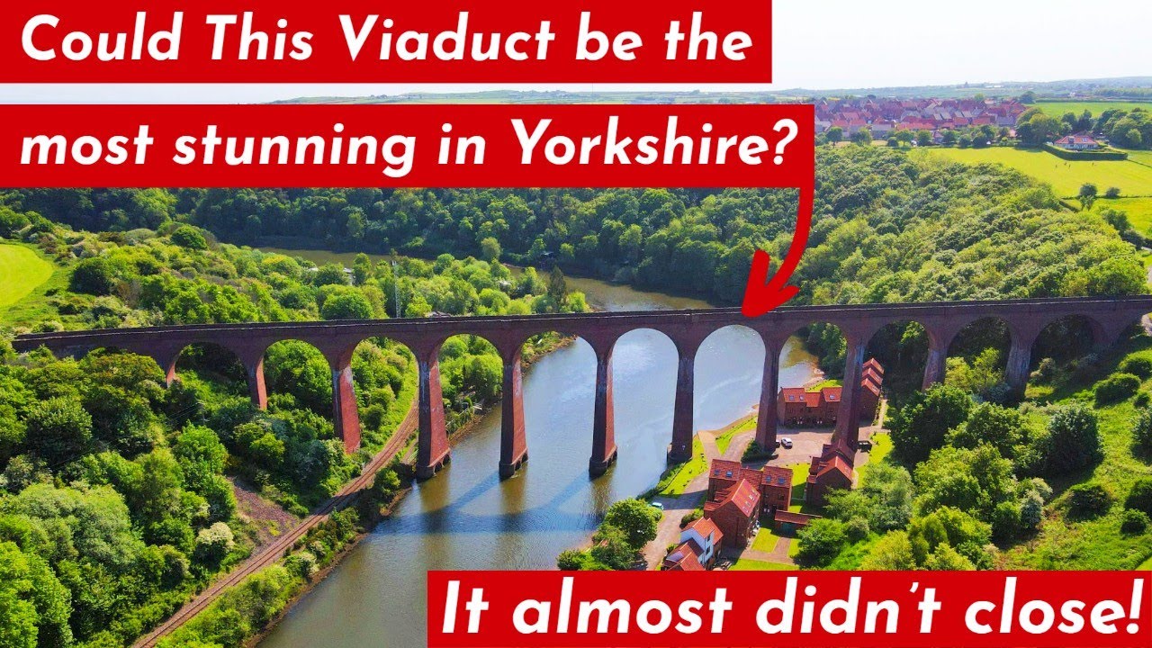 Larpool Railway Viaduct: An Engineering Marvel - Scarborough to Whitby Railway    #railway #viaduct