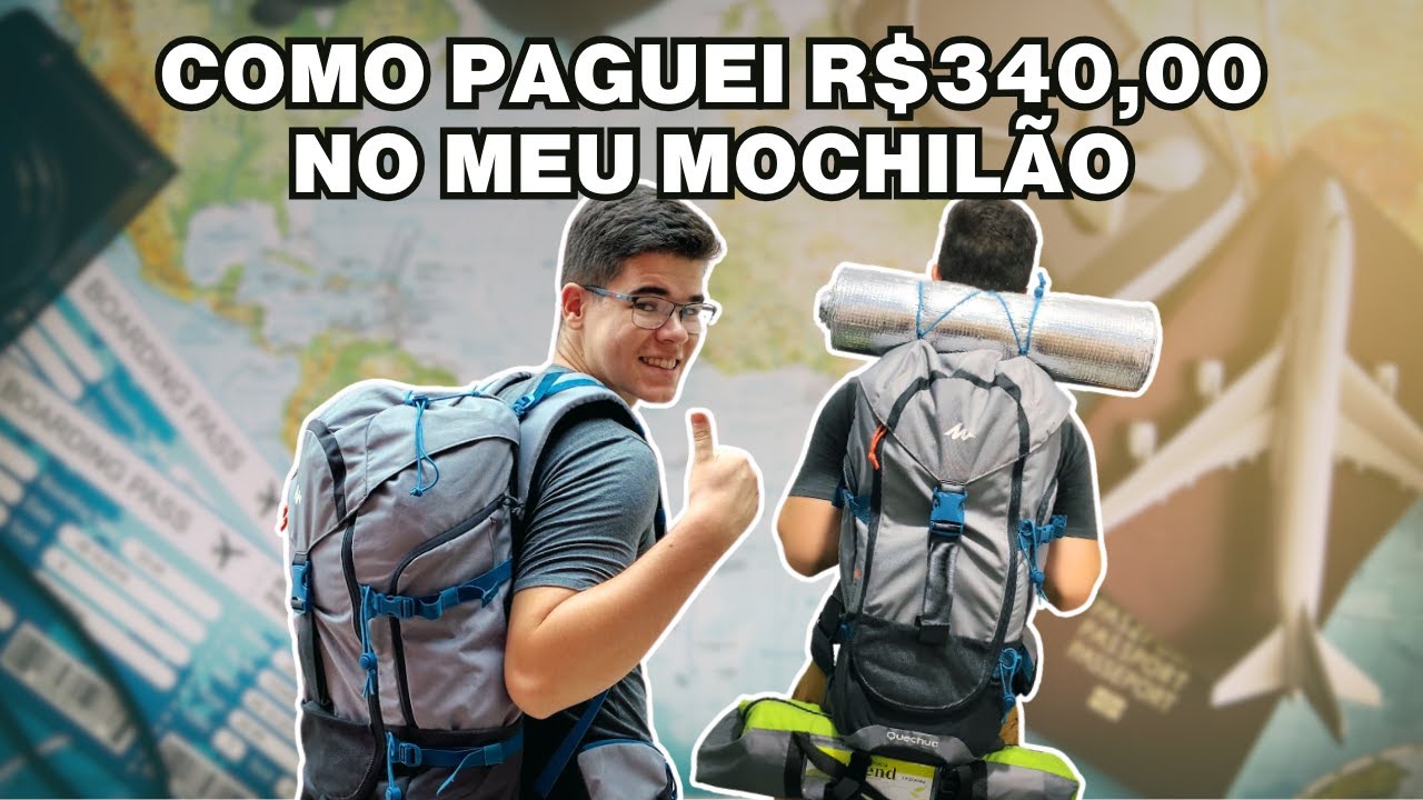 Mochilao 2024: Onde comprar MOCHILAO de viagem BARATO?? Plus: Review Mochilão Quechua Forclaz 50L
