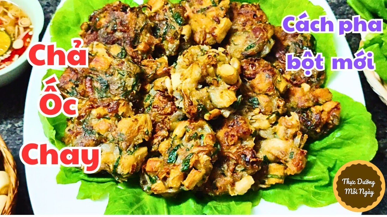 Cách làm Chả Ốc Chay dai ngon, công thức chuẩn Nhà Hàng Chay