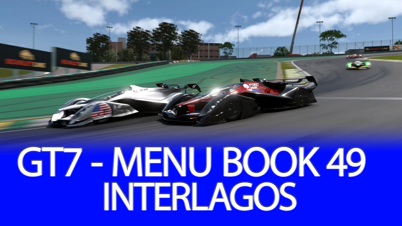Menu Book 49: X2019 Nations Cup - Interlagos Guide - Gran Turismo GT7 Update 1.40