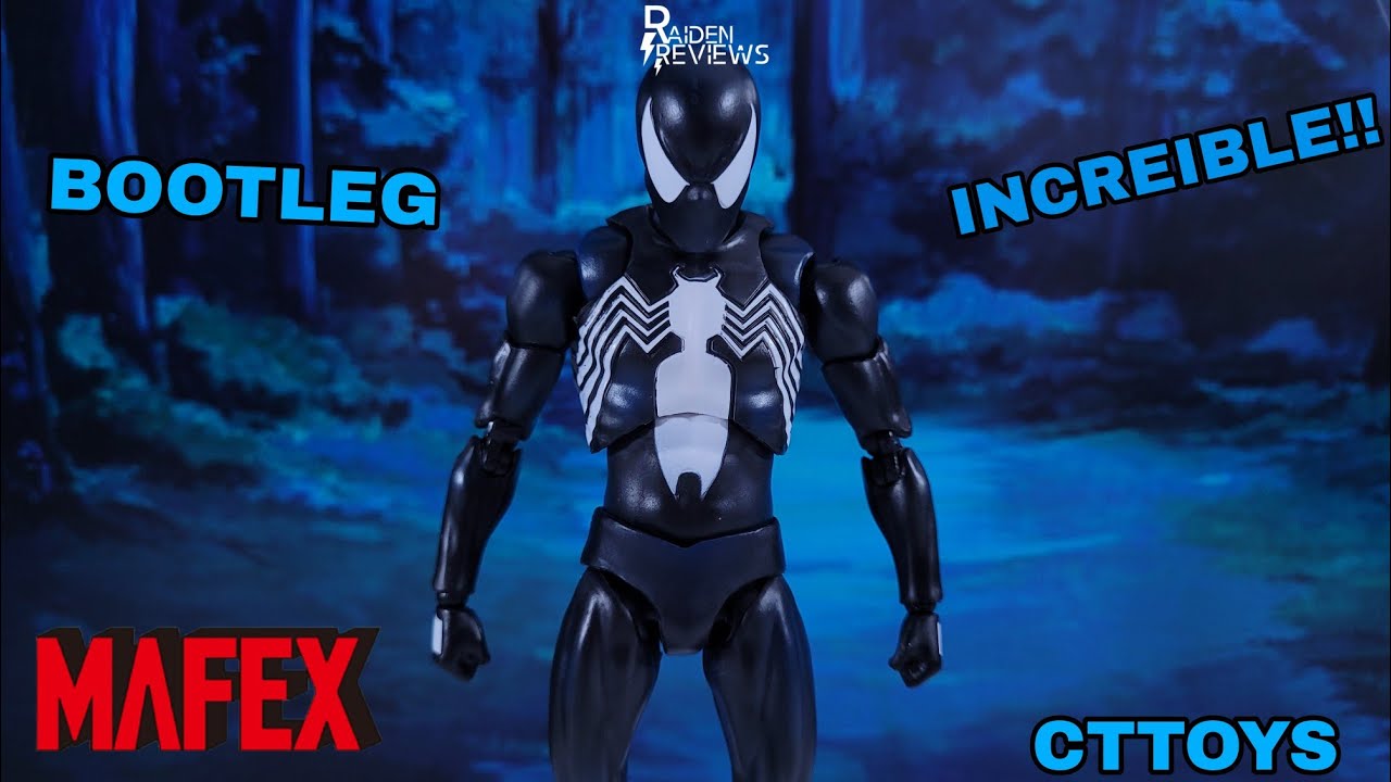 EL MEJOR BOOTLEG DE SPIDERMAN MAFEX /CTTOYS BLACK SUIT SPIDERMAN