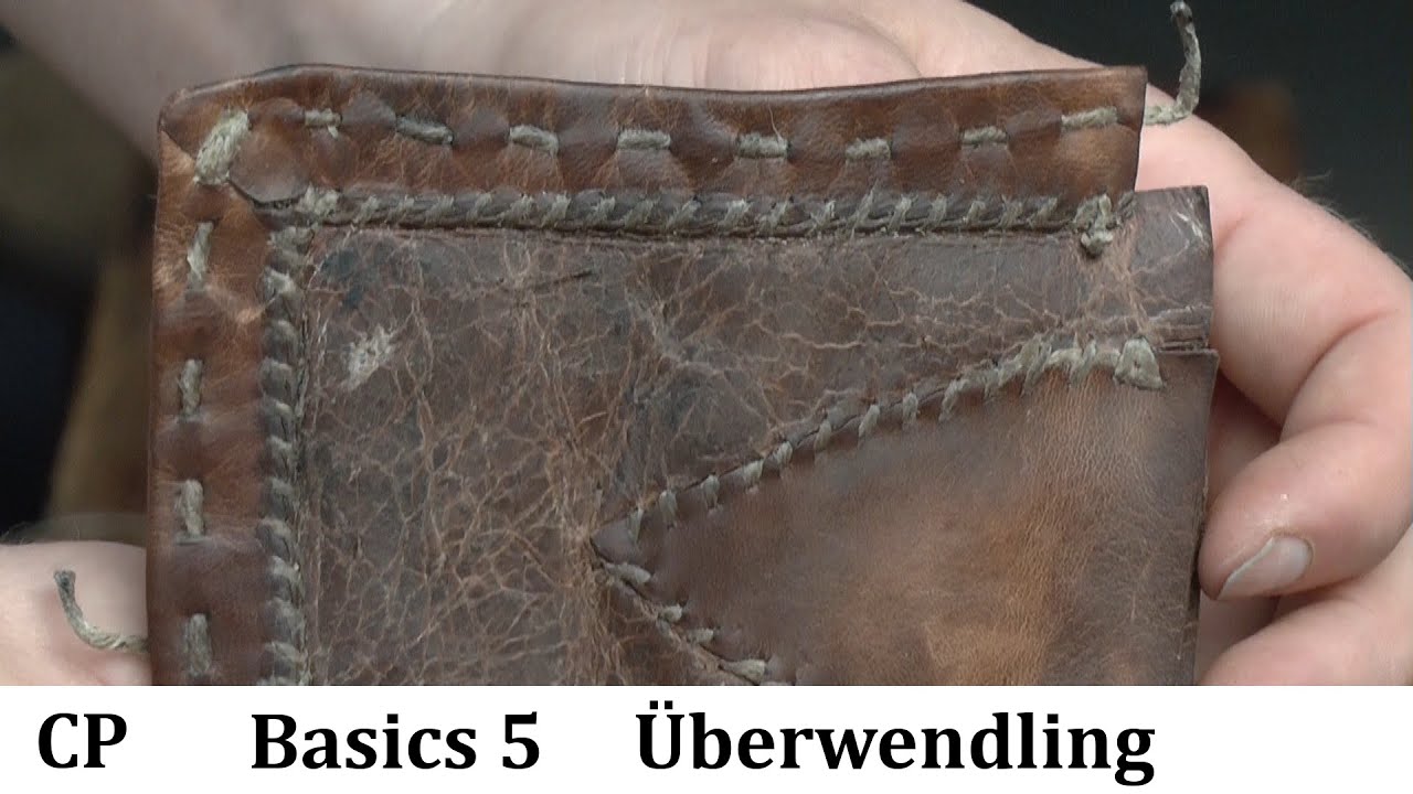 BASIC#5 Überwendling Naht CP mittelalter Schuhe Leder nähen mit Christian Pohen