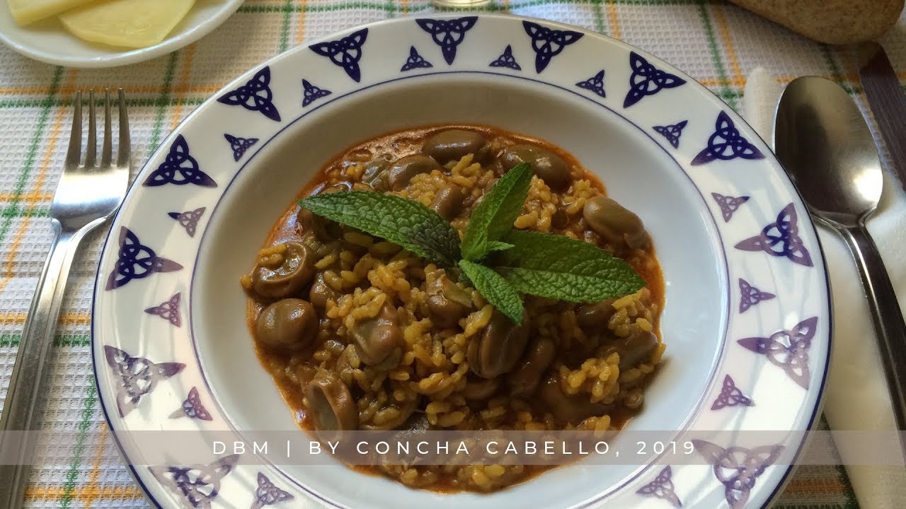 Habas Tiernas de Primavera con Arroz