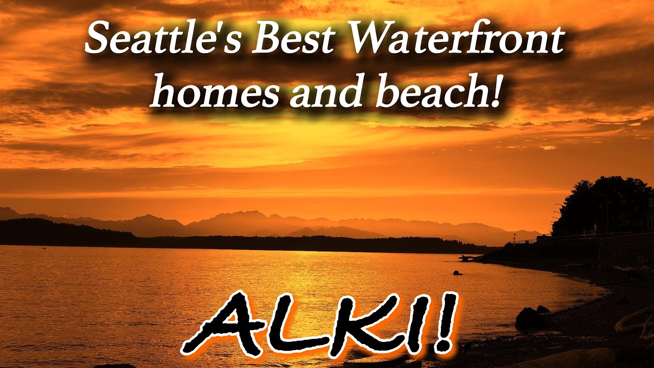 SEATTLES BEST WATERFRONT HOMES, ALKI!...Amazing beachfront real estate of Seattle. Puget Sound!