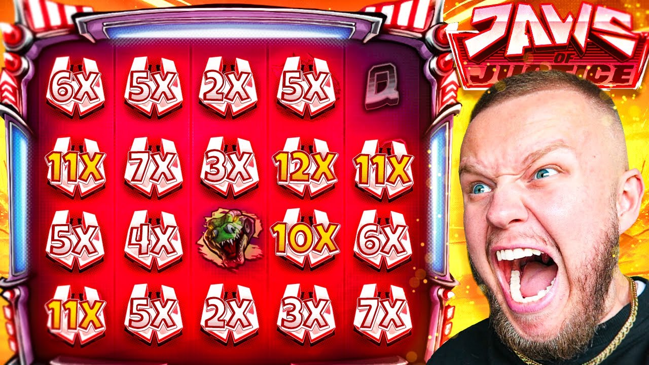 I HIT THIS MASSIVE FULL SCREEN ON JAWS OF JUSTICE! (Big Win!?)