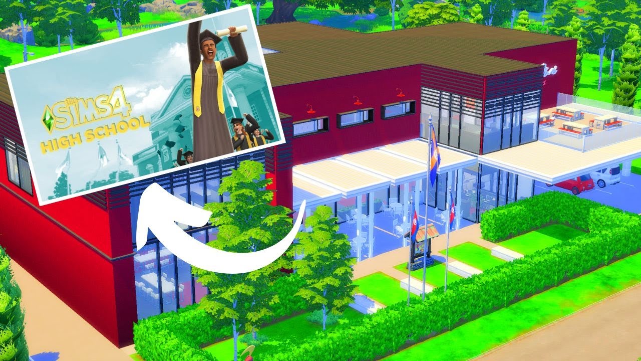 A HIGH SCHOOL Expansion may be Coming to The Sims 4...So I Built one