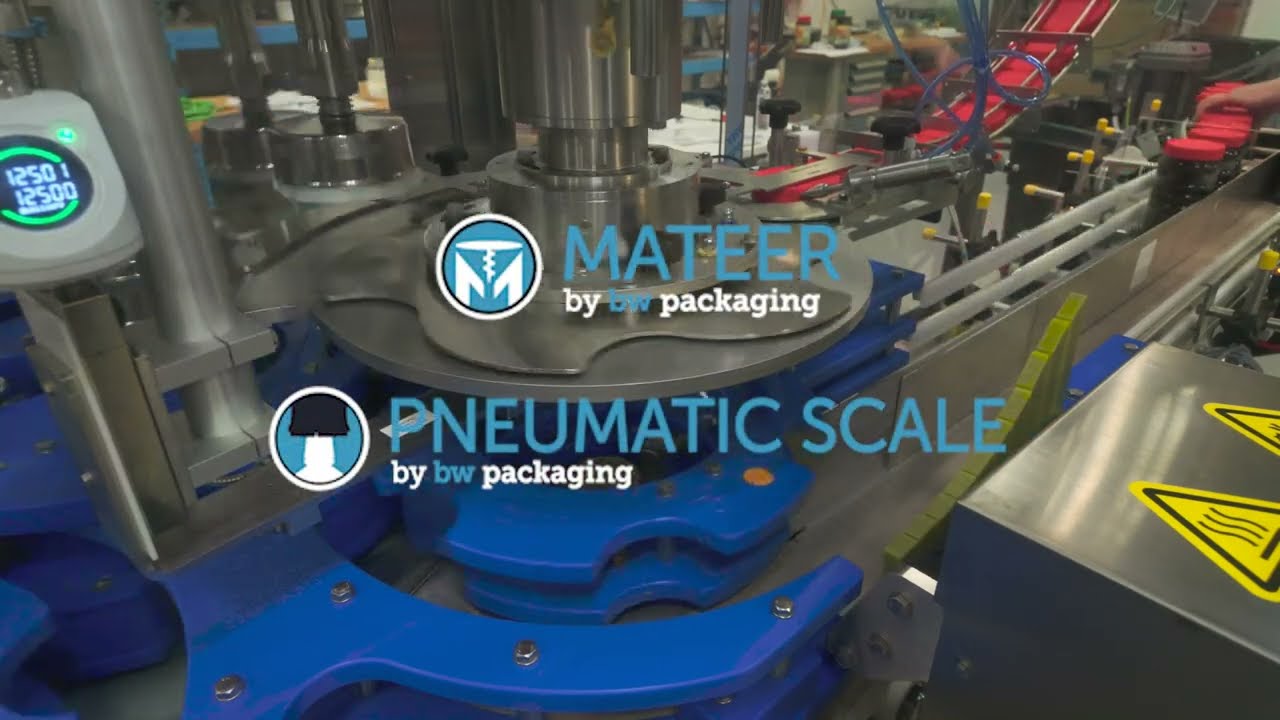Mateer 6700 Rotary Capper and Pneumatic Scale TC450 Rotary Capper - Application: Bouillon Powder