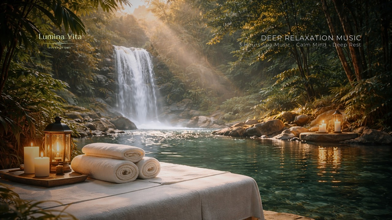 ดนตรีผ่อนคลาย ฟังง่ายคลายเหนื่อย คลายกังวล ด้วยเทคนิคเสียงพิเศษ ธรรมชาติ สายน้ำ เปียโน และ คลื่นสมอง