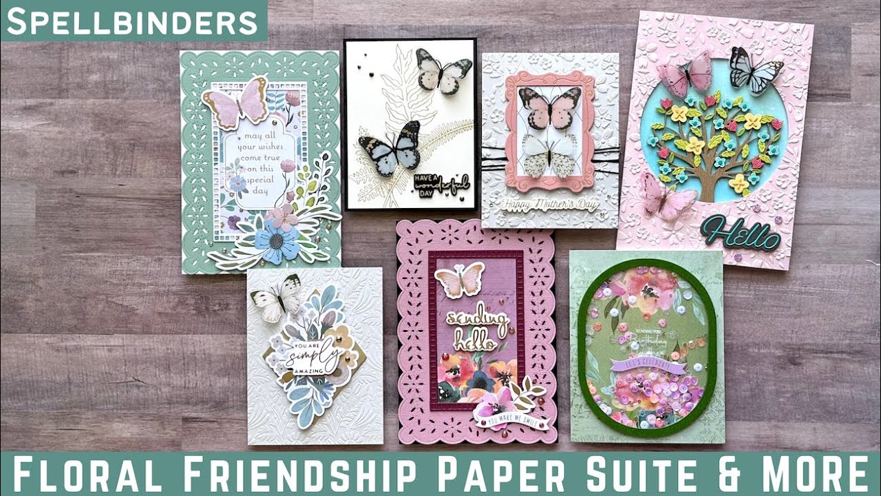 Introducing Floral Friendship Paper Suite Collection at Spellbinders | 
