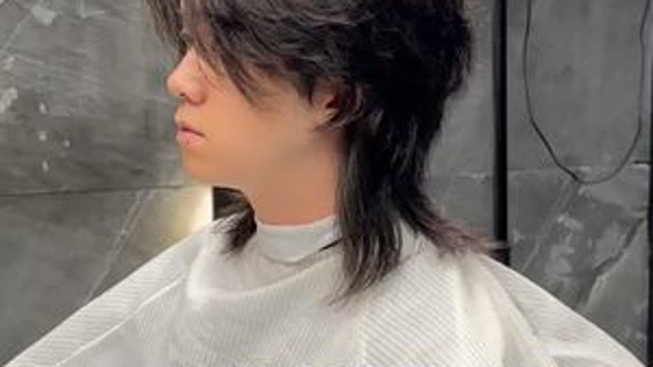 🔥日式鲻鱼头教程，干货满满#鲻鱼头 #狼尾 #长发男生 #男生发型