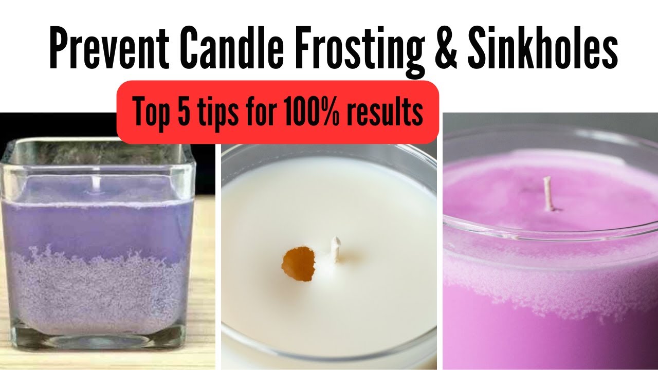 Советы по предотвращению образования наледи и раковин в свечах | глазурь из соевого воска | раков...