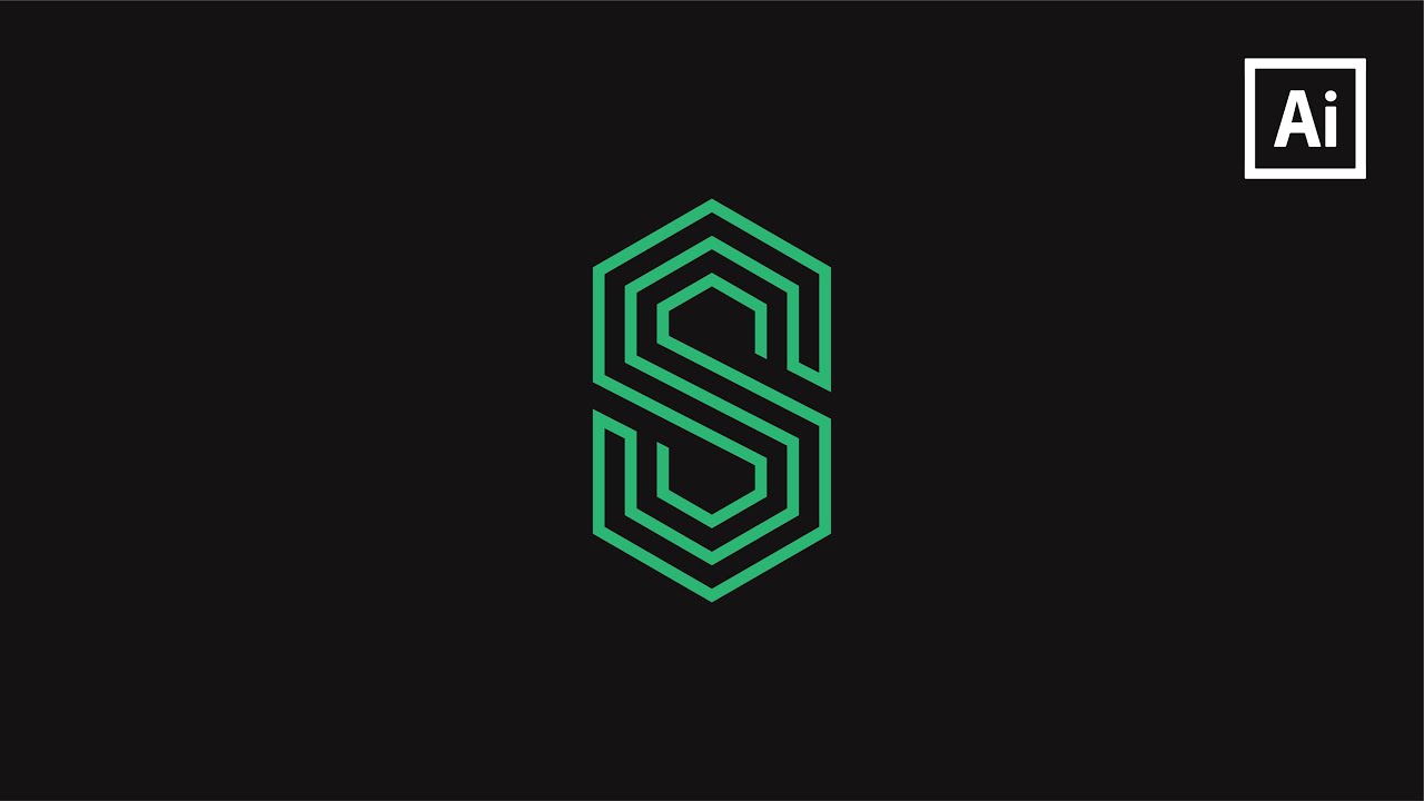 S Letter Logo Design in Adobe Illustrator