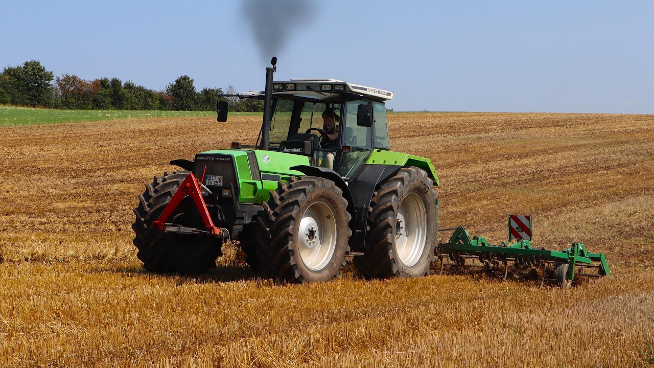 Stoppelsturz | Deutz-Fahr AgroStar 6.81 + Kotte GFZE 600 HD | @Südeifel Agrar 2024