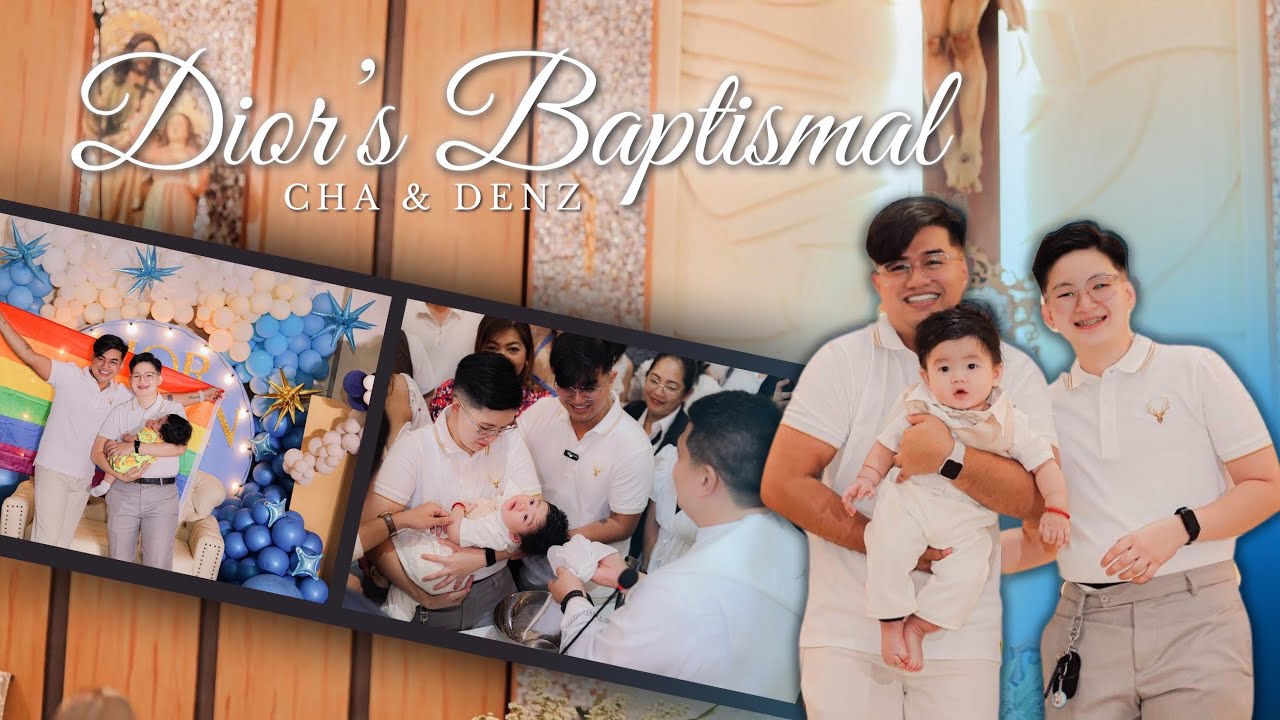 Binyag [welcome to the Christian world Dior] #chaanddenz 🌈 #diorcaelan 🏳️&zwj;🌈