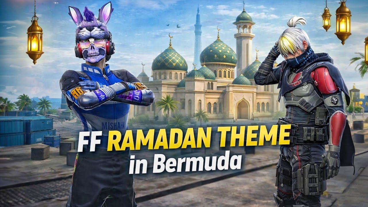 FF Ramadan Theme in Bermuda 🌙 | Epic Booyah Gameplay 🔥