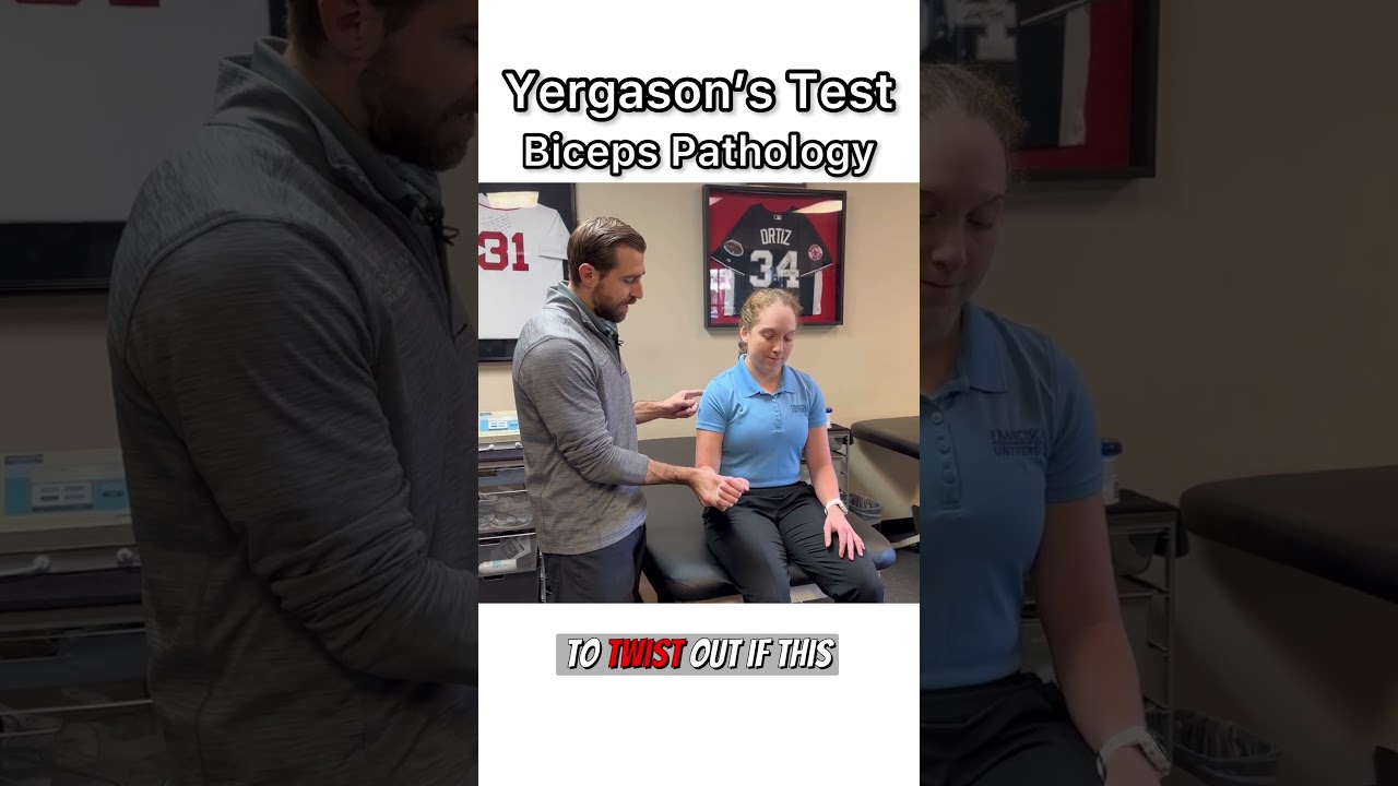 Yergason&rsquo;s Test | Biceps Pathology | SLAP Tear, Bicipital Tendinitis, Tendinopathy