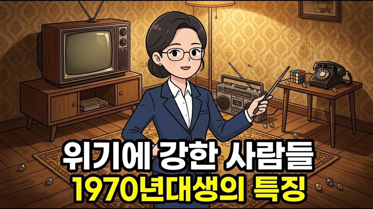 1970년대생이 위기에 강한 소름돋는 심리학적 이유