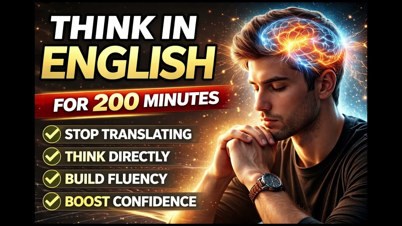 Think in English | Full Brain Rewire (Stop Translating Forever)