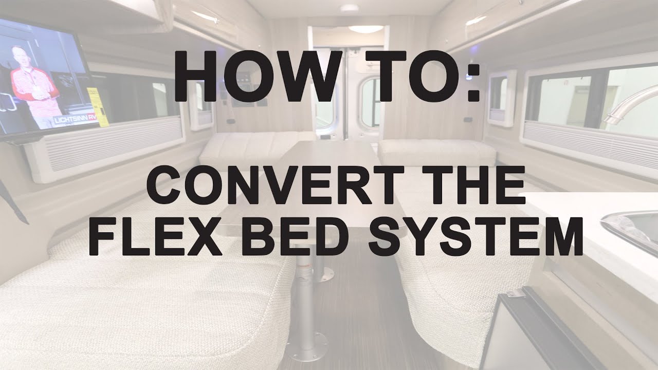 LichtsinnRV.com - How to Convert the Flex Bed System in the Winnebago Travato 59K