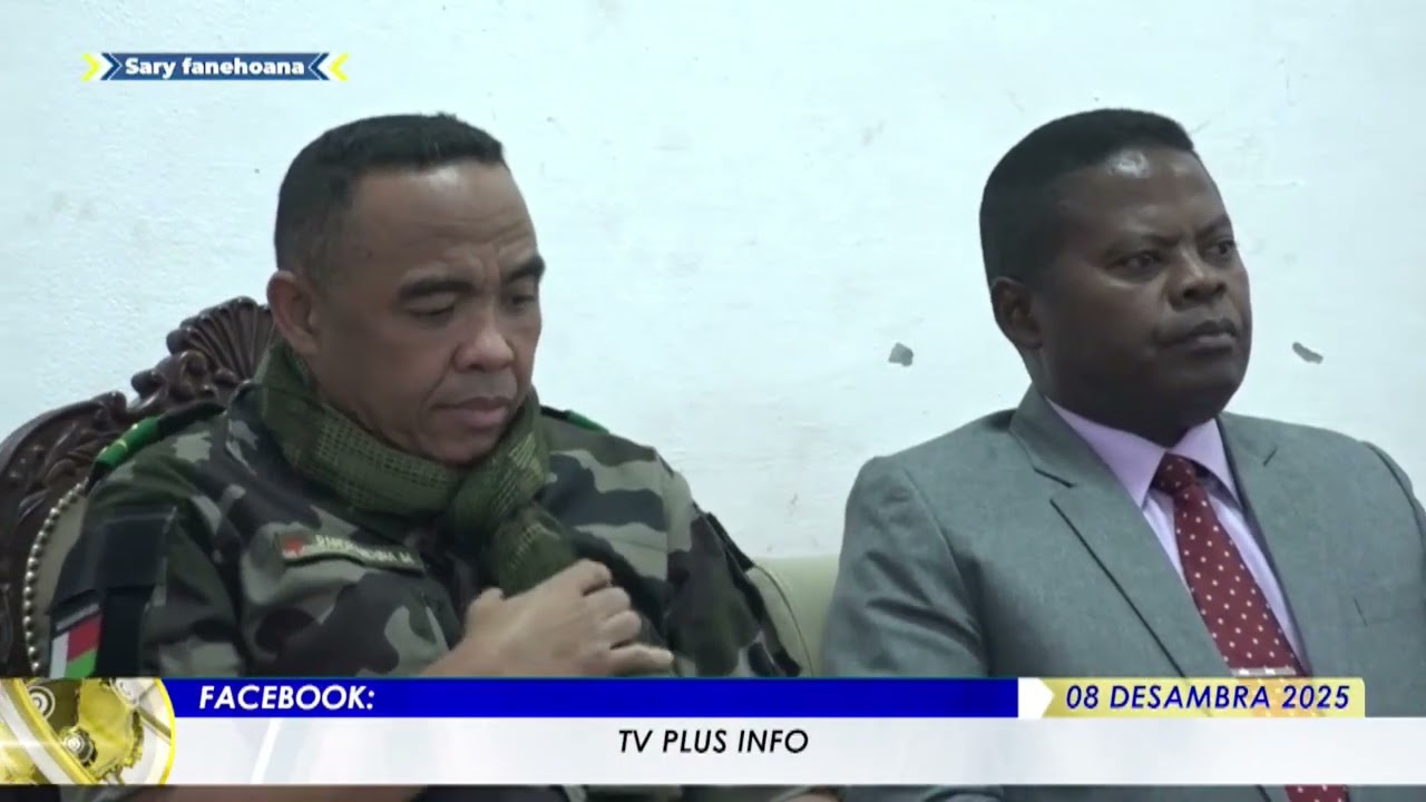 NY VAOVAO DU 08 DECEMBRE 2025 BY TV PLUS MADAGASCAR