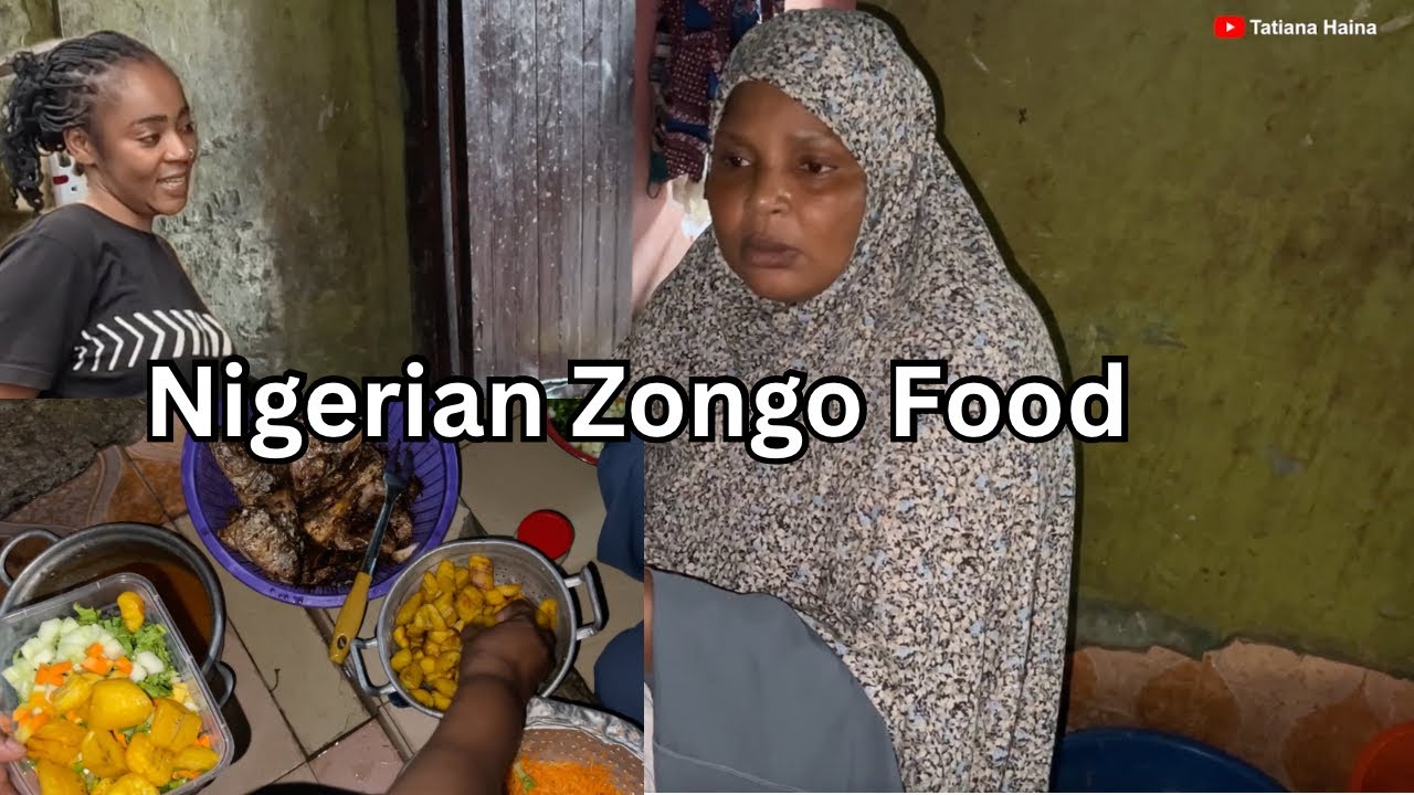 Cooking in the Zongo \ Muslim Community in Nigeria West Africa || Attieke with a Fulani family