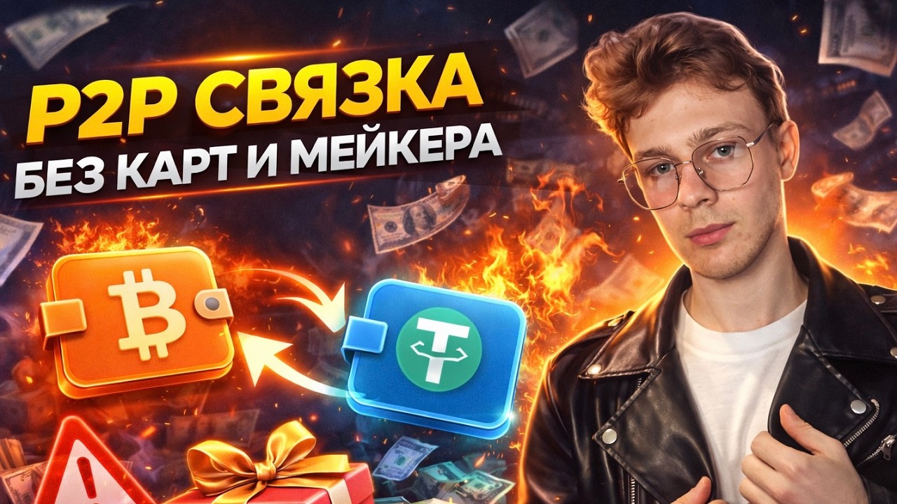 P2P СВЯЗКА БЕЗ КАРТ И МЕЙКЕРА! 🔥 Р2Р Арбитраж криптовалюты!