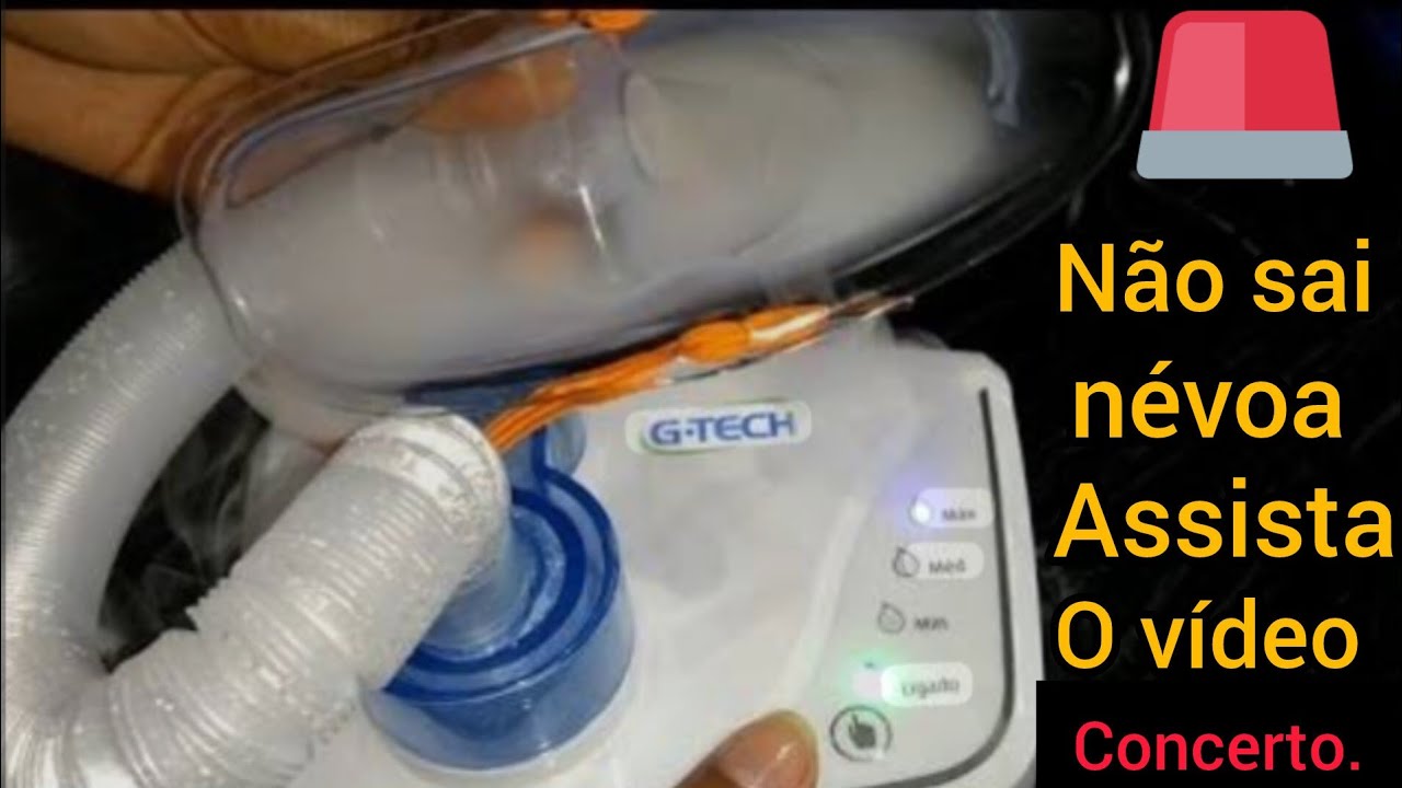 Como Consertar Nebulizador G-TECH Ultraneb Desk 2 Passo a Passo