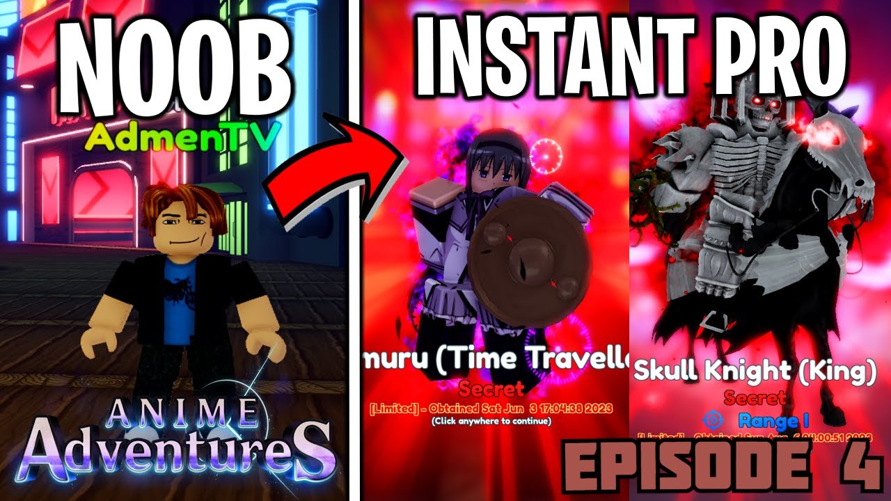 Noob with INSANE LUCK Instantly BECOME More OVERPOWERED in Anime Adventures Roblox