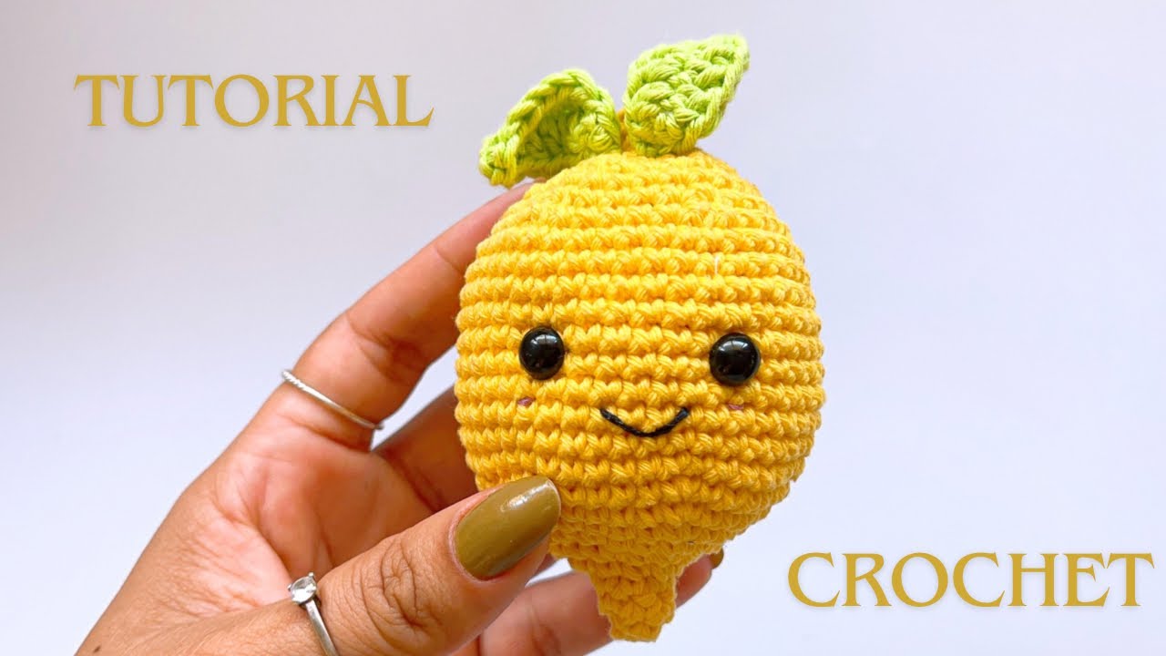 Amigurumi Limão passo-a-passo [ Receita fácil]. lemon amigurumi step by step