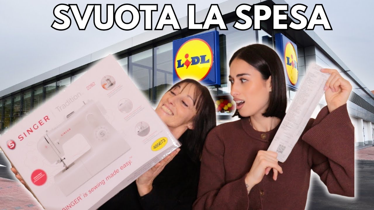 SVUOTA SPESA LIDL con mamma 💸