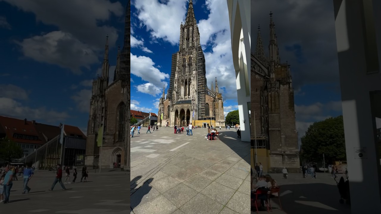 Ulm M&uuml;nster the tallest church in the world🇩🇪#travel #germany #church #ulm #history #gothic