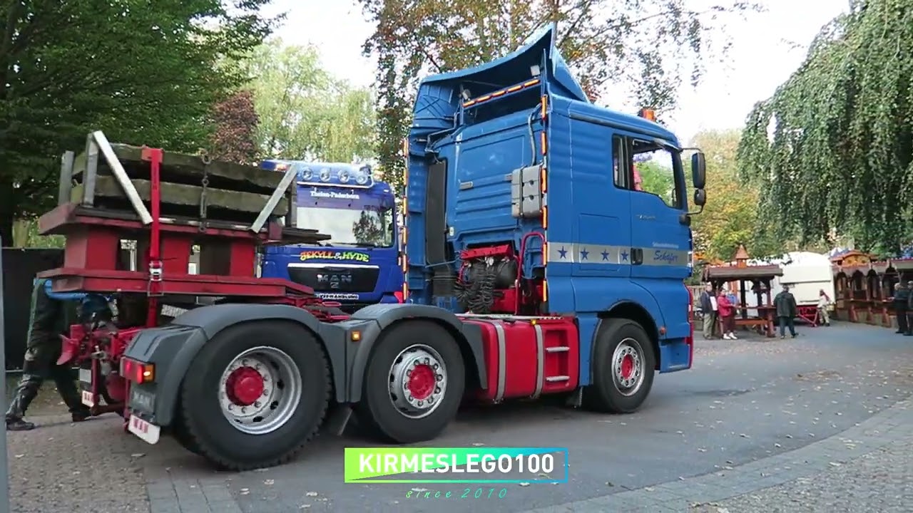 Schäfer Ankunft mit Wohnwagen in Bocholt | Bocholter Kirmes 2024