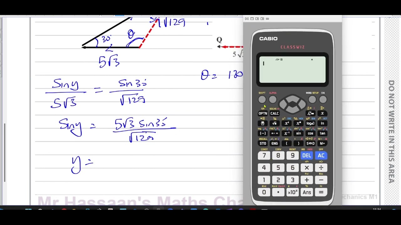 WME01/01, (Edexcel), IAL, M1, January 2024, Q4, Vector Diagrams, Resultant Forces